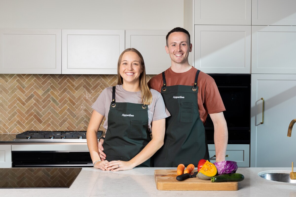 Toby and Elise Hilliam founded Appetise and run it together from the kitchen.