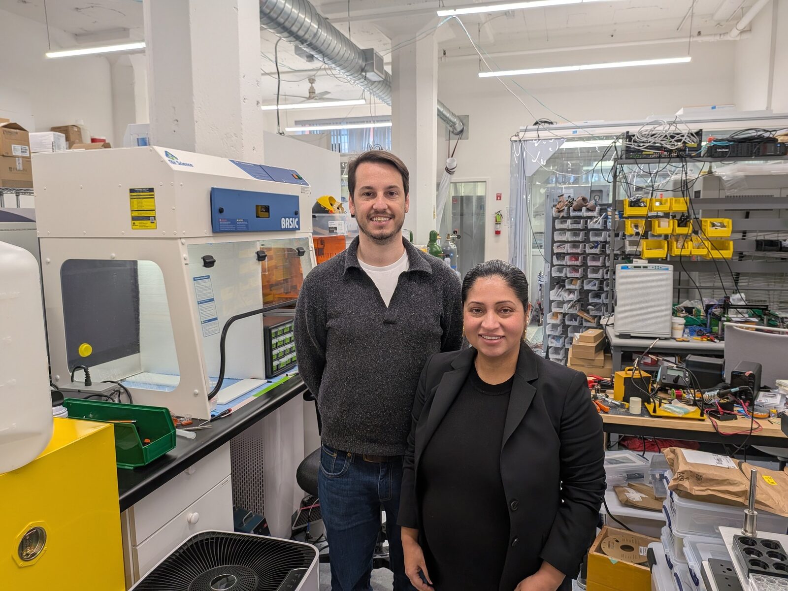 Divya Dhar Cohen and Jack Cohen founded Becoming and run it from their own lab.