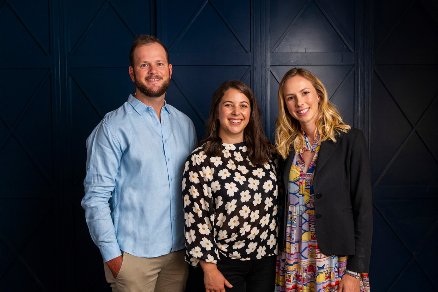 Sharesies co-founders Brooke Roberts, Sonya Williams and Leighton Roberts.