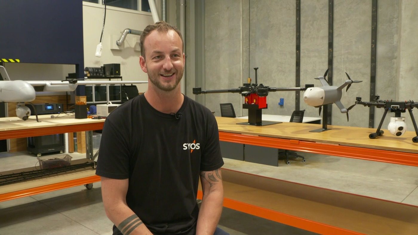 Sam Vye in the Syos workshop